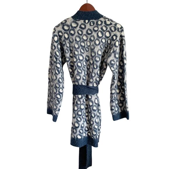 Current Elliott The Rick Cardigan Sweater 0 Blue - Picture 4 of 7